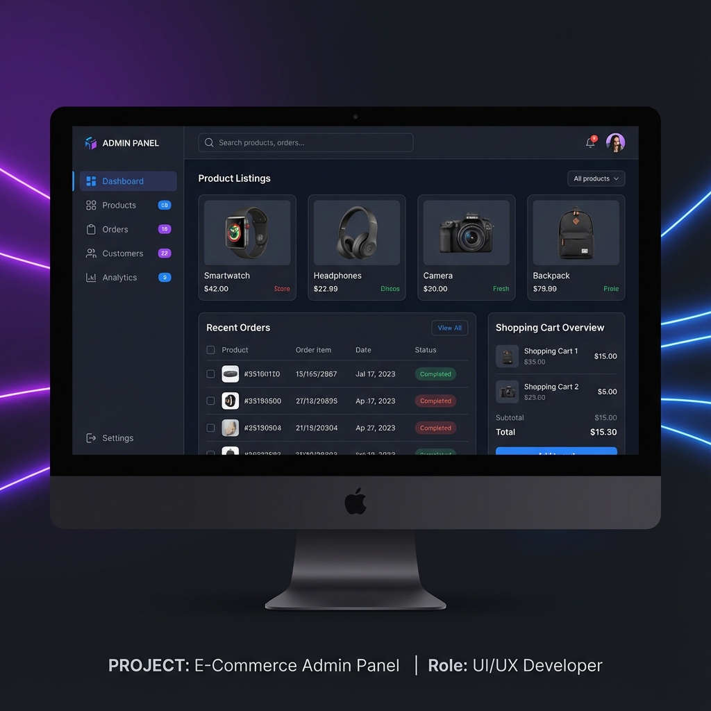 E-Commerce Platform - Web project by Endlix Solutions