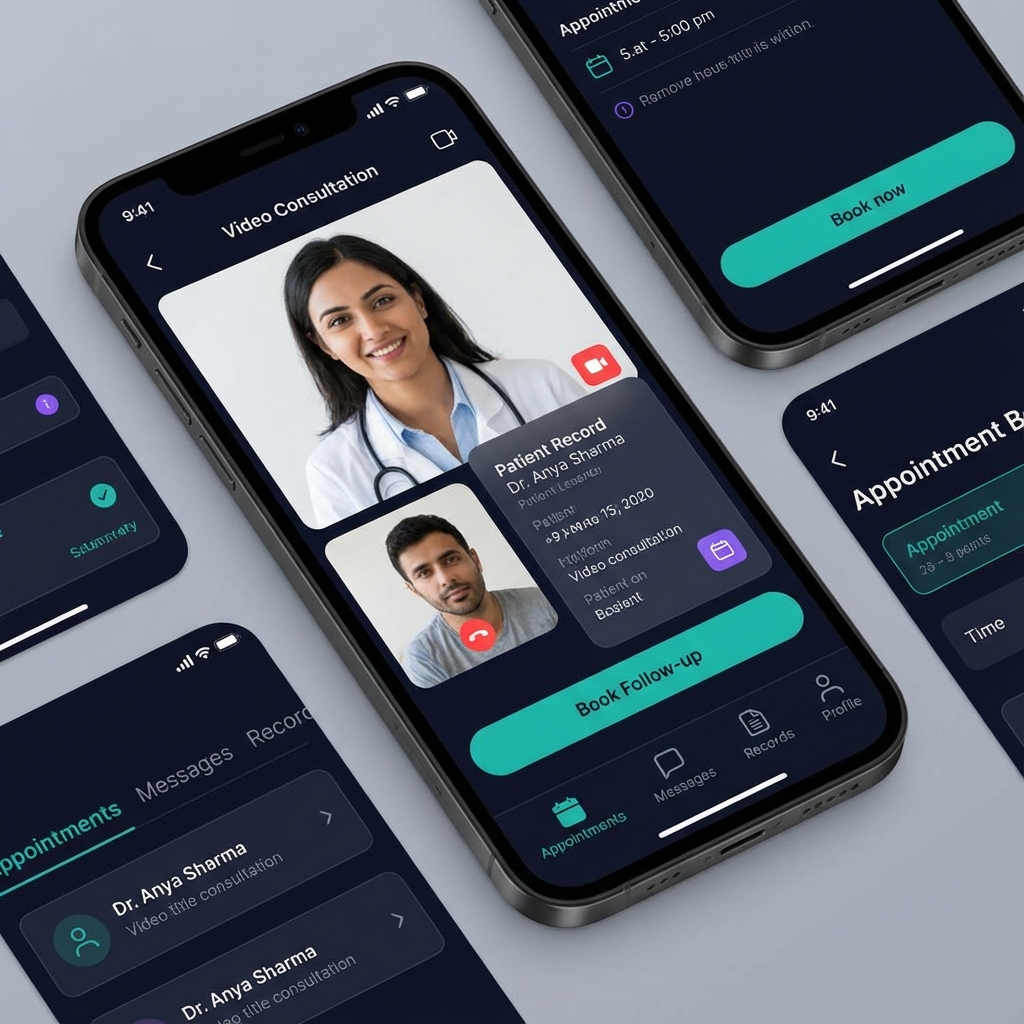 Healthcare Mobile App - Mobile project by Endlix Solutions